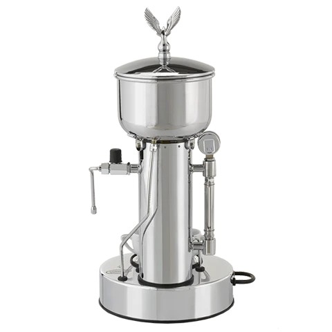 Elektra Mini Verticale Semiautomatic Espresso Machine in Chrome