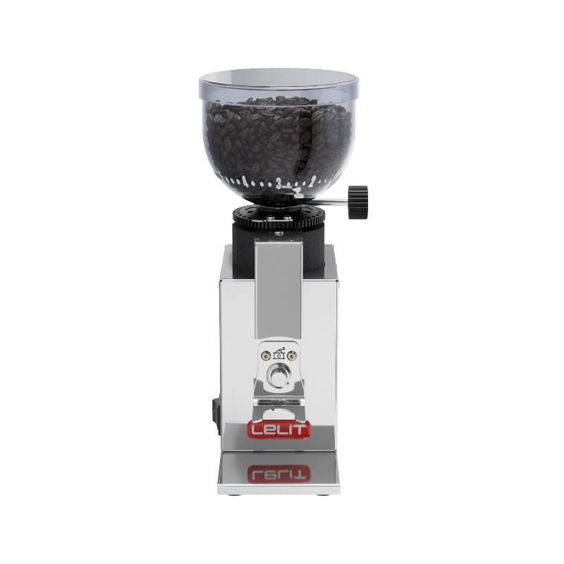 Molinillo de café prosumer on-Demand con muelas cónicas de 38 mm Acero Inoxidable 150 W 0.25 kg Lelit PL043MMI Fred Acciaio INOX 