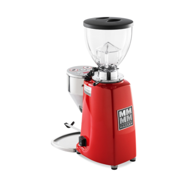 Mazzer Mini Electronic Type A Coffee Grinder Light Red